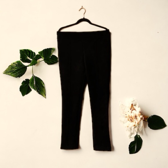 Andrew Marc Black Faux Suede Pants/Leggings - Picture 6 of 15